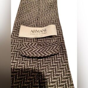 Armani grey & black tie